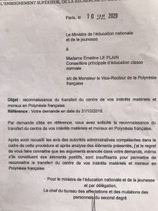 cimm refusé